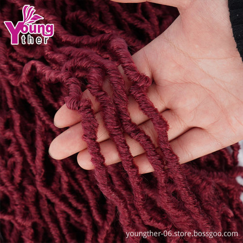 Wholesale 18 24 36 Inch Synthetic Crochet Hair Faux New Faux Locs Braiding New Faux Locs Extensions